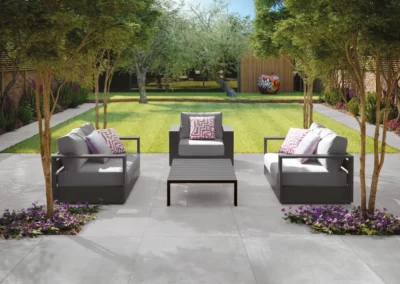 Ambiente Craft Outdoor Steel Grey 90x90 2cm